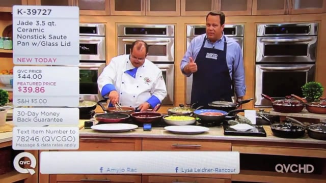 Jade Saute Pan Featured on QVC