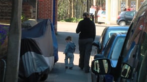 Tristan – walking along the high street thumbnail
