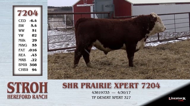Lot #7204 - SHR PRAIRIE XPERT 7204