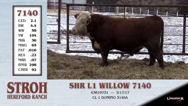 Lot #7140 - SHR L1 WILLOW 7140