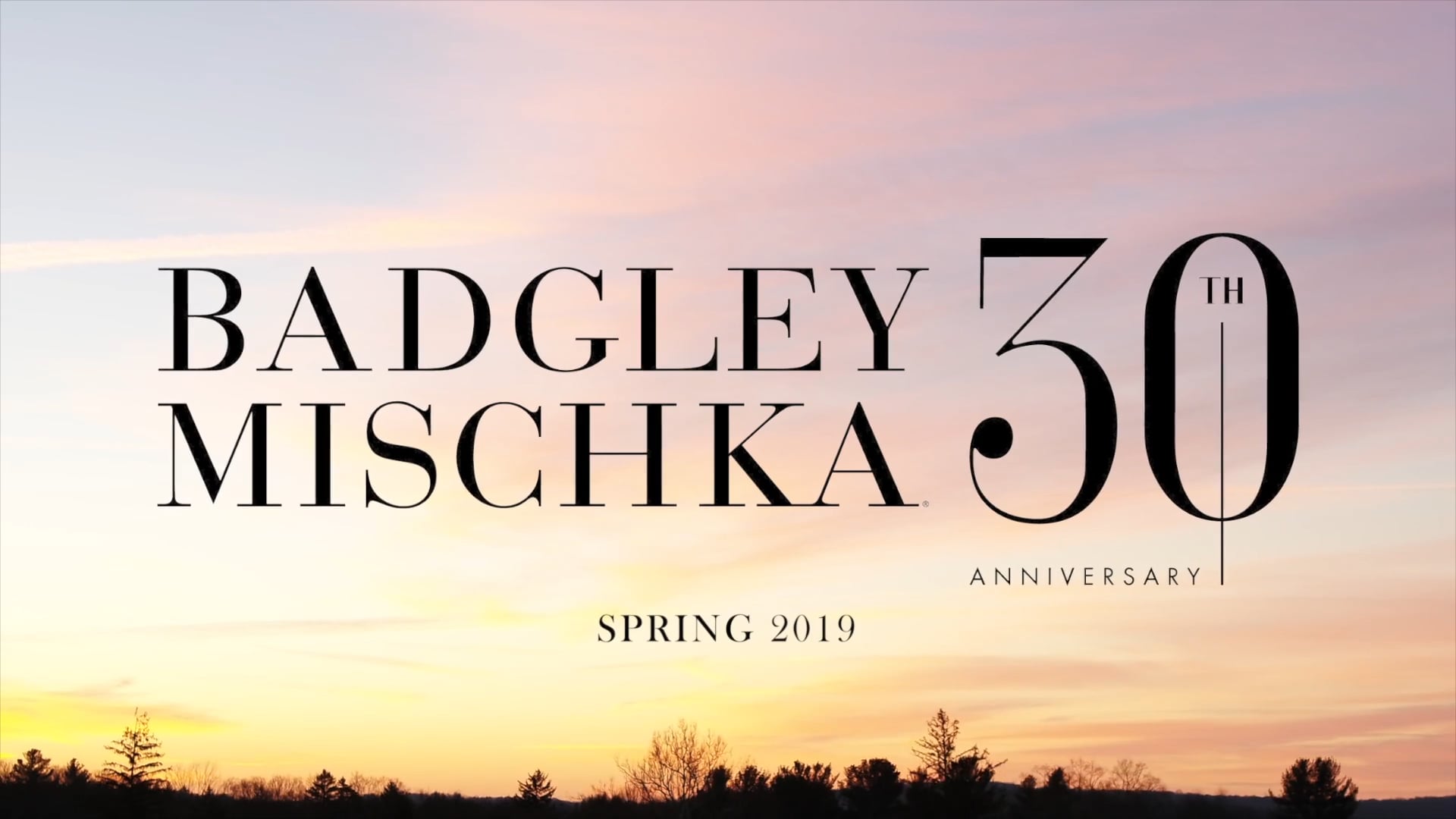 Badgley Mischka Spring 30th Anniversary
