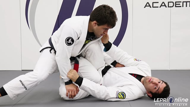 Knee Cut Pass Defense to Omoplata Attempt to Monoplata Submission
