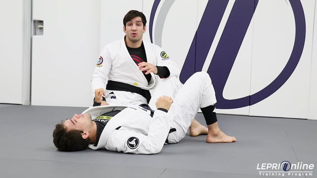 Butterfly Sweep Defense Variation to Side Control