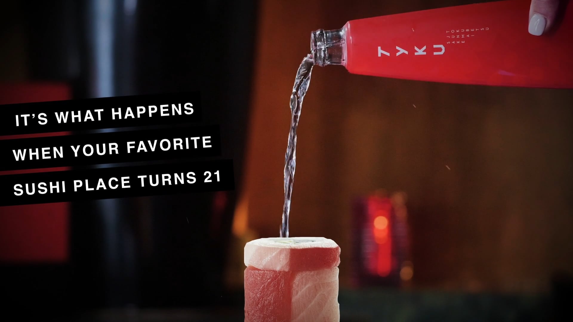 RA Sushi - Sake Pour