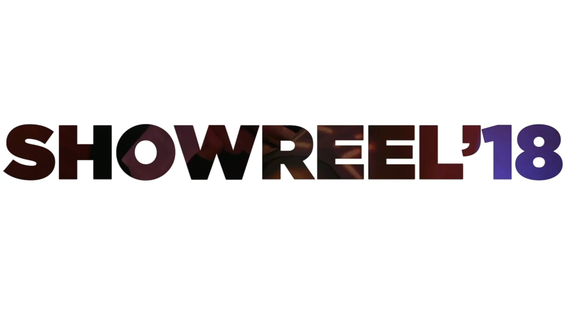 SHOWREEL'18
