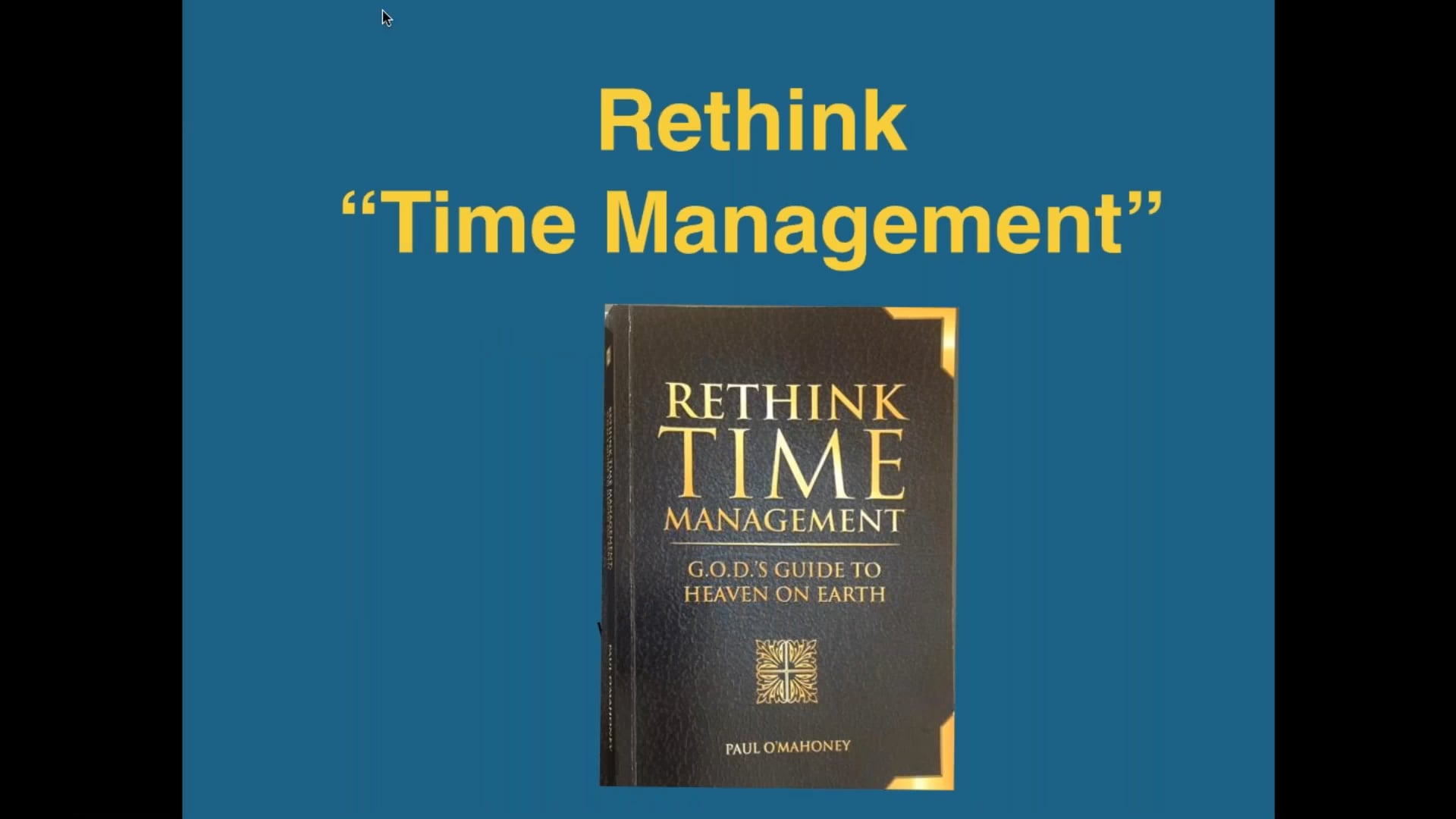 Rethink Time Management on Vimeo