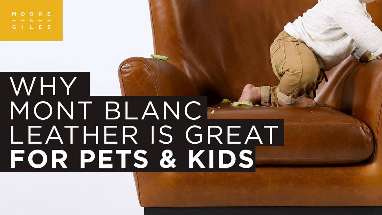 Why Moore & Giles Mont Blanc Leather is Great for Kids and Pets on Vimeo