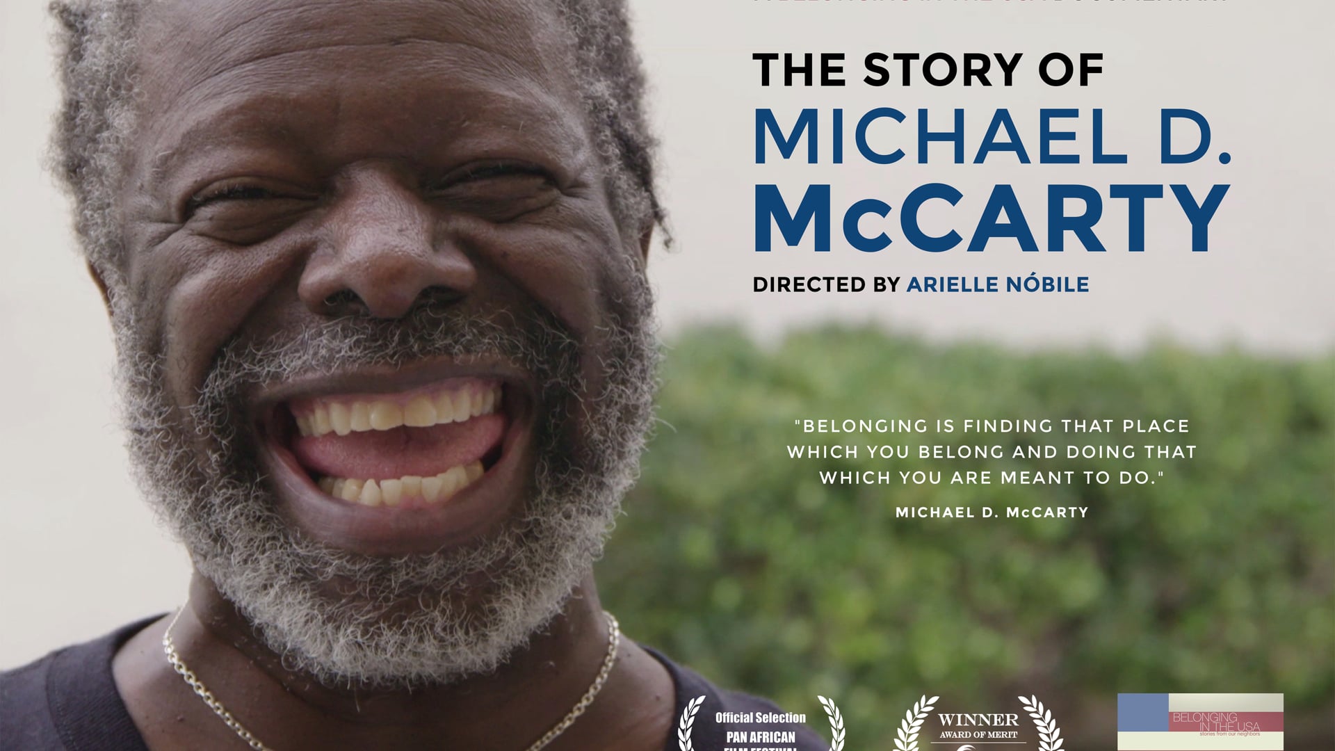 "Belonging in the USA:  The Story of Michael D. McCarty" Official Trailer