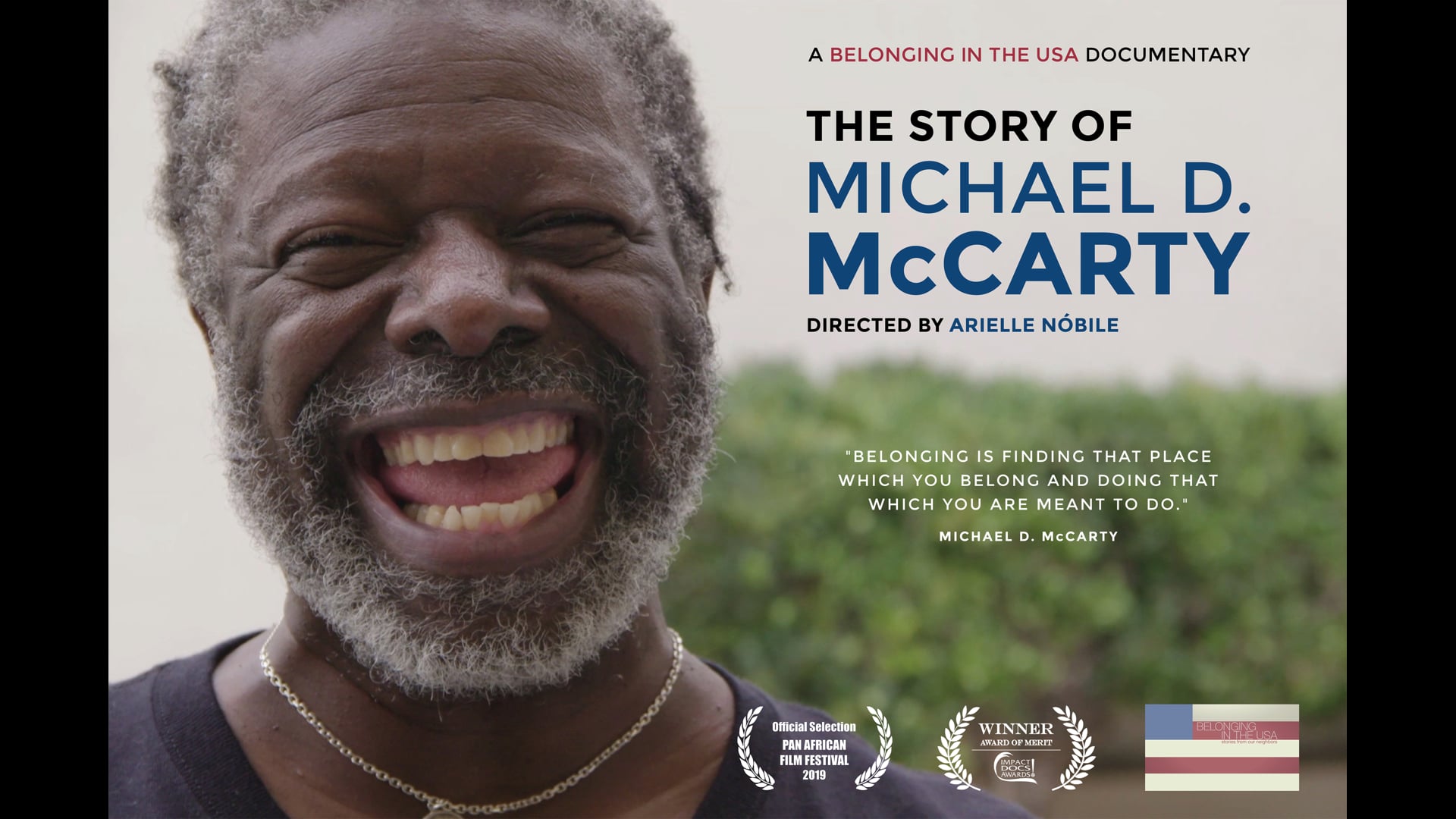 "Belonging in the USA:  The Story of Michael D. McCarty" Official Trailer