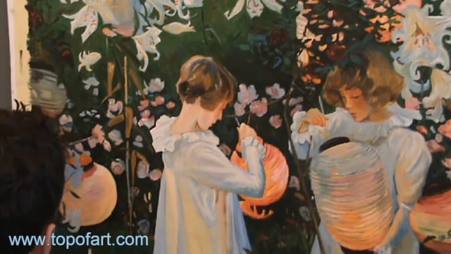 Sargent | Carnation, Lily, Lily, Rose | Painting Reproduction Video | TOPofART