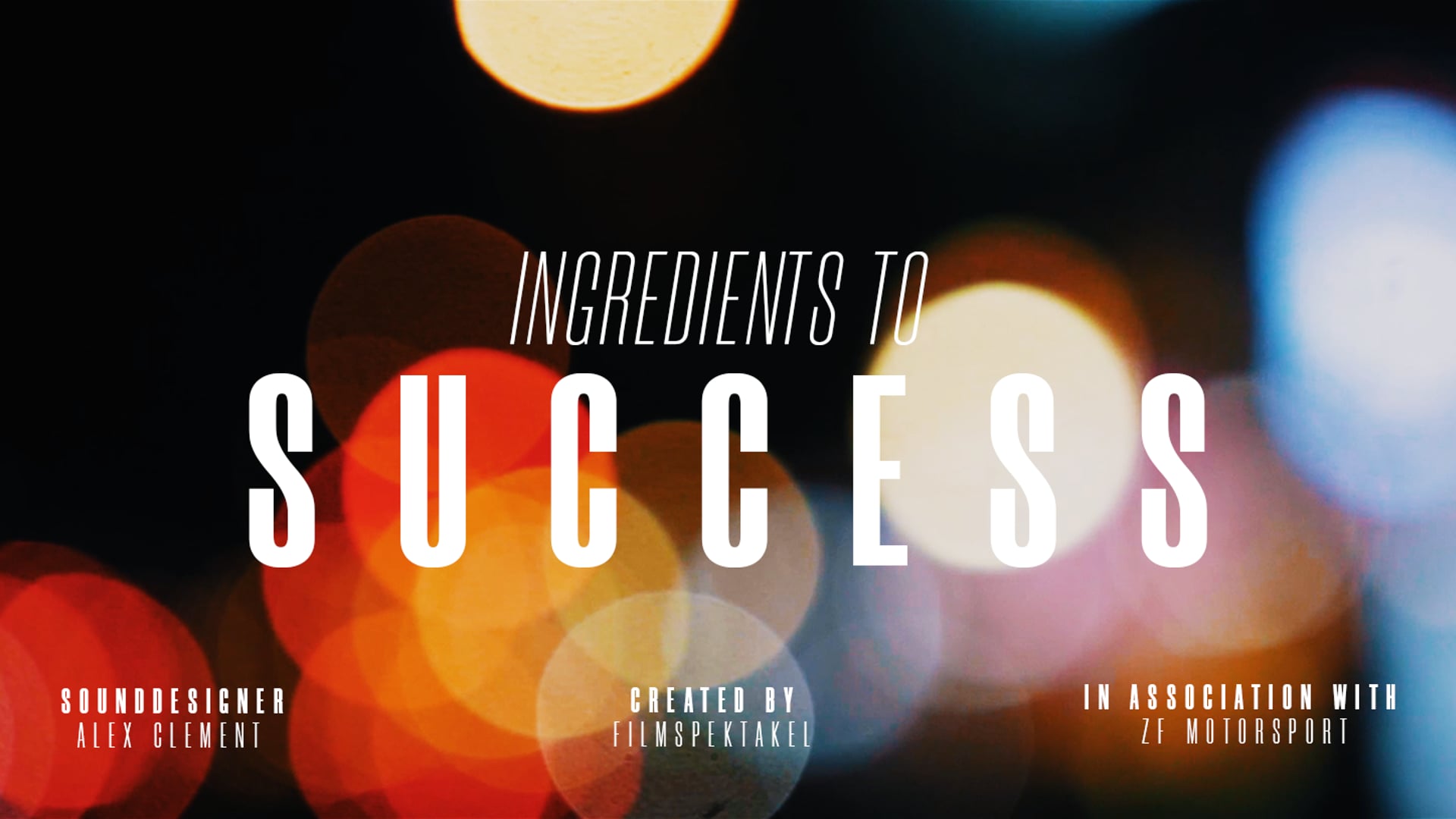 Ingredients to Success