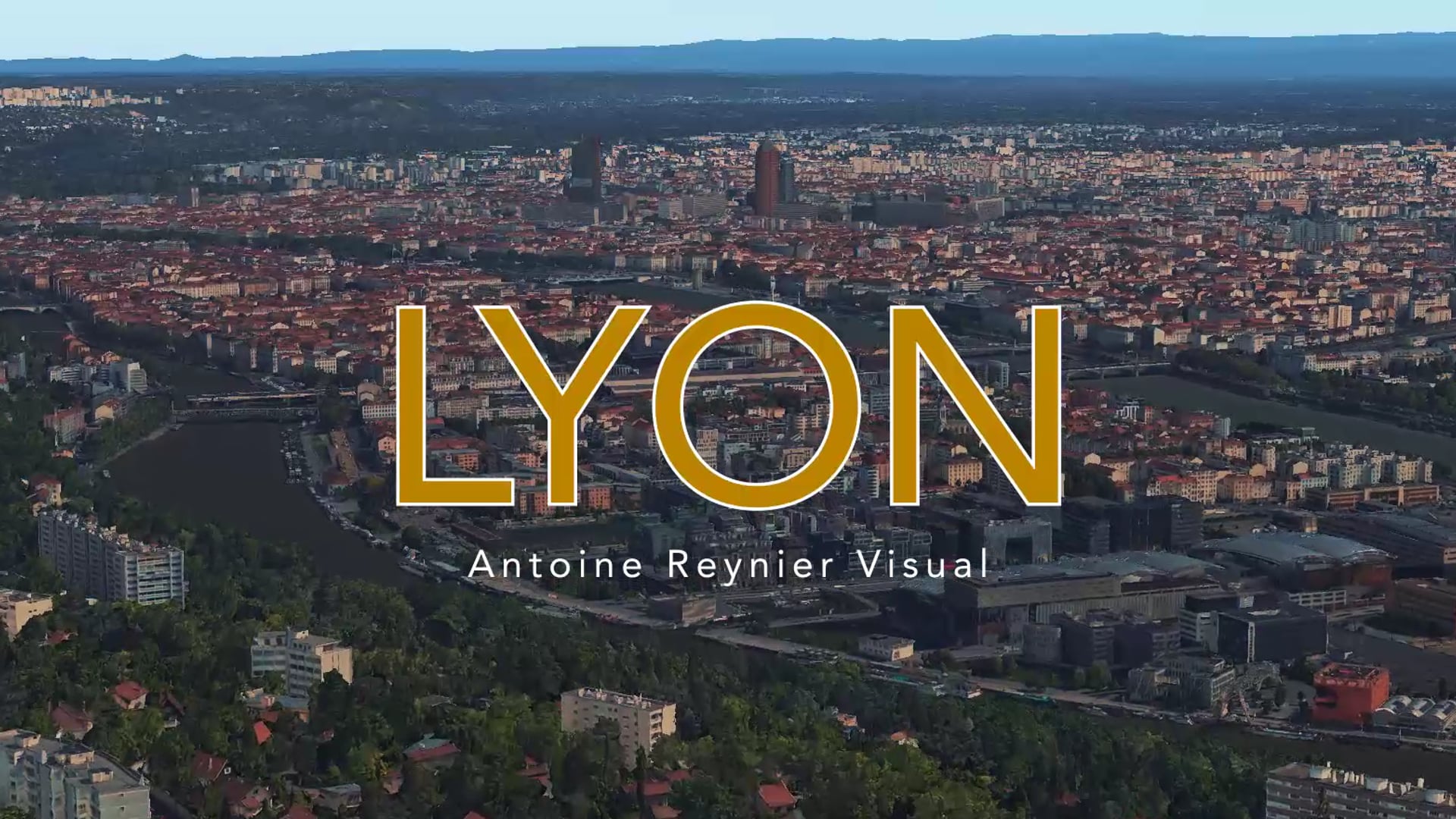 Lyon vue du ciel �