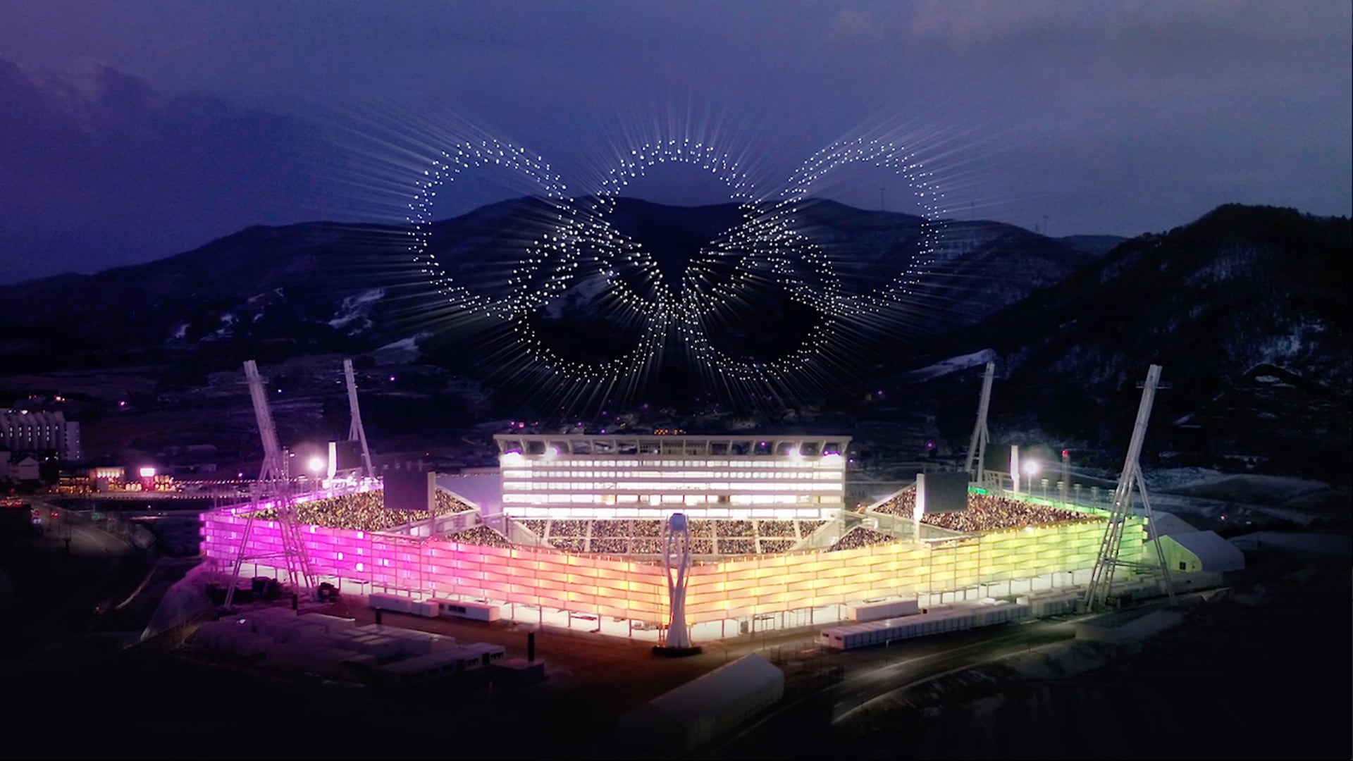 OLYMPICS DRONE LIGHT SHOW
