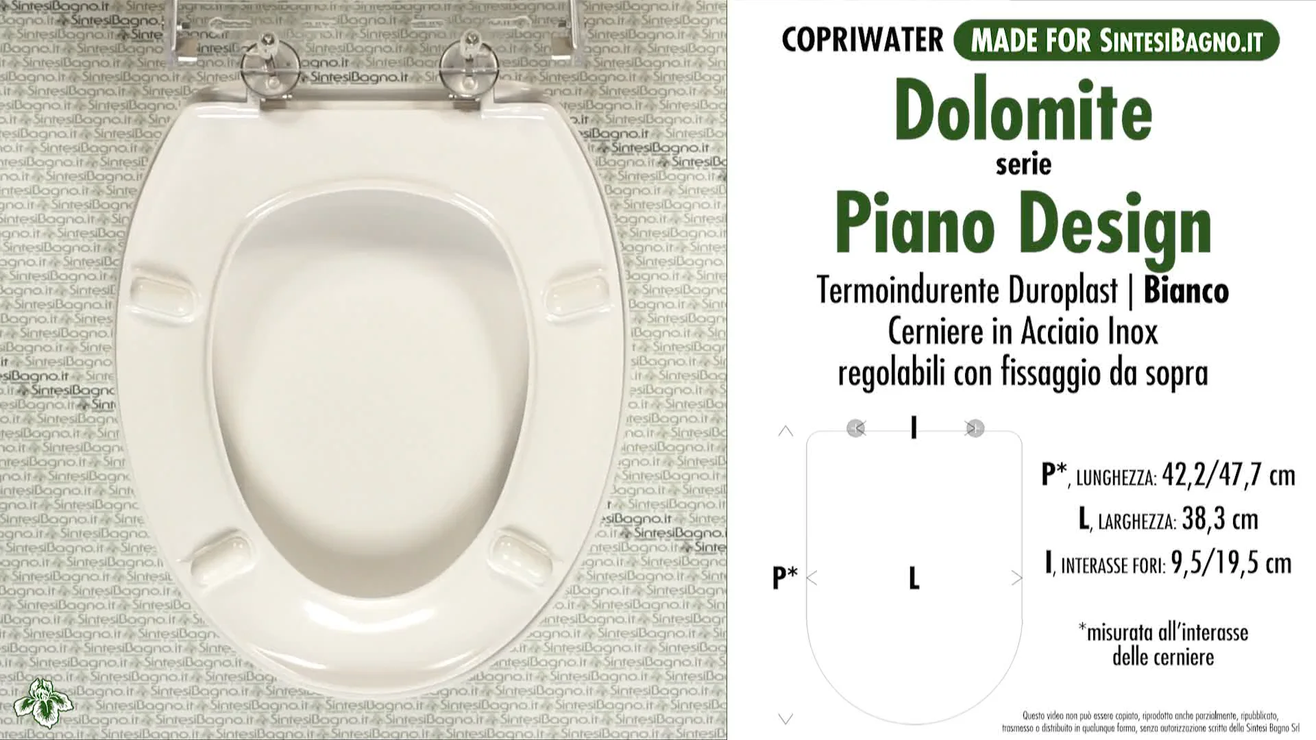 I copriwater DEDICATI serie CLODIA della DOLOMITE! Vi spieghiamo le  differenze! on Vimeo