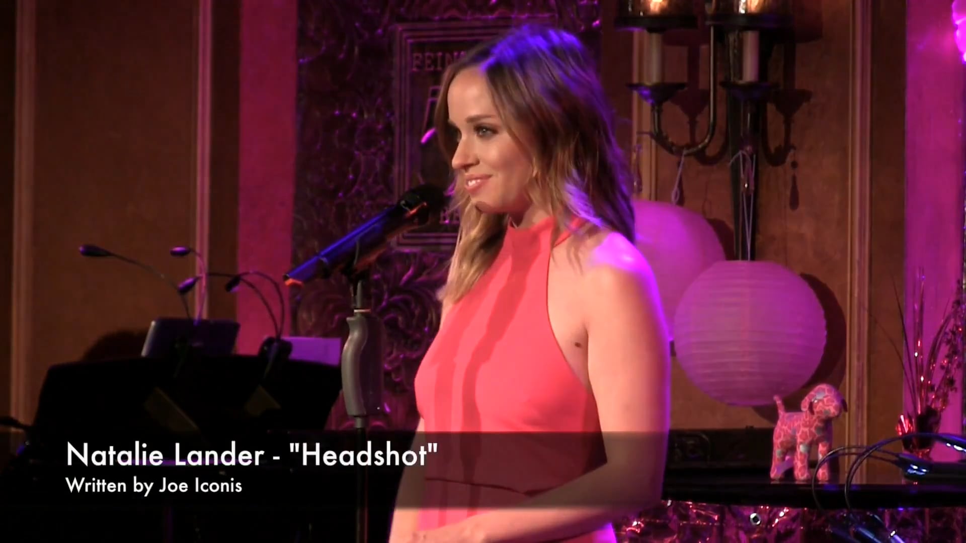 "Headshot" by Joe Iconis - Live at 54 Below - VIDEO BY FAMOUS IN NYC