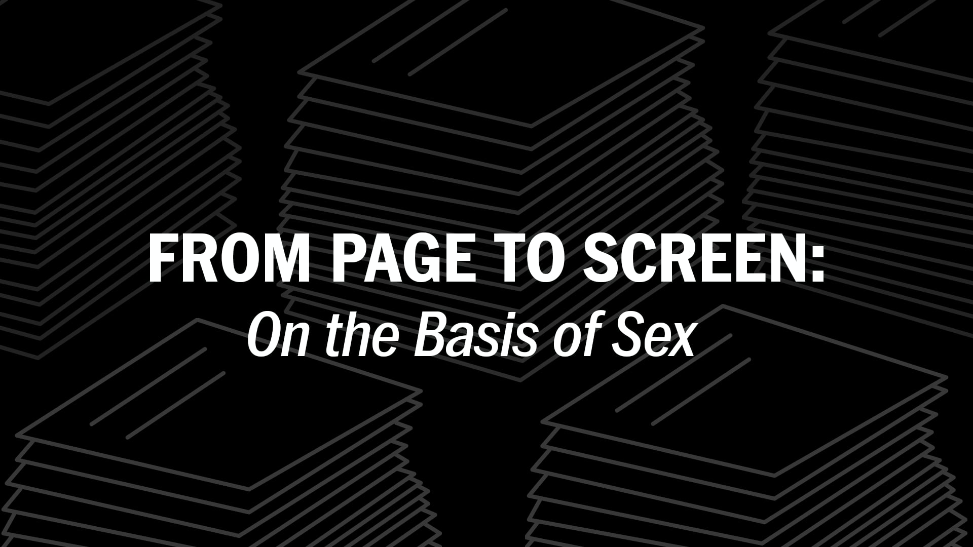 From Page to Screen: 