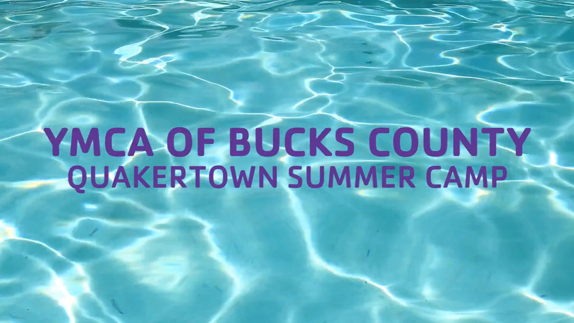 Summer Camp at YMCA of Bucks County Quakertown on Vimeo