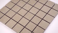 Dimensions Khaki 2X2 Matte Mosaic