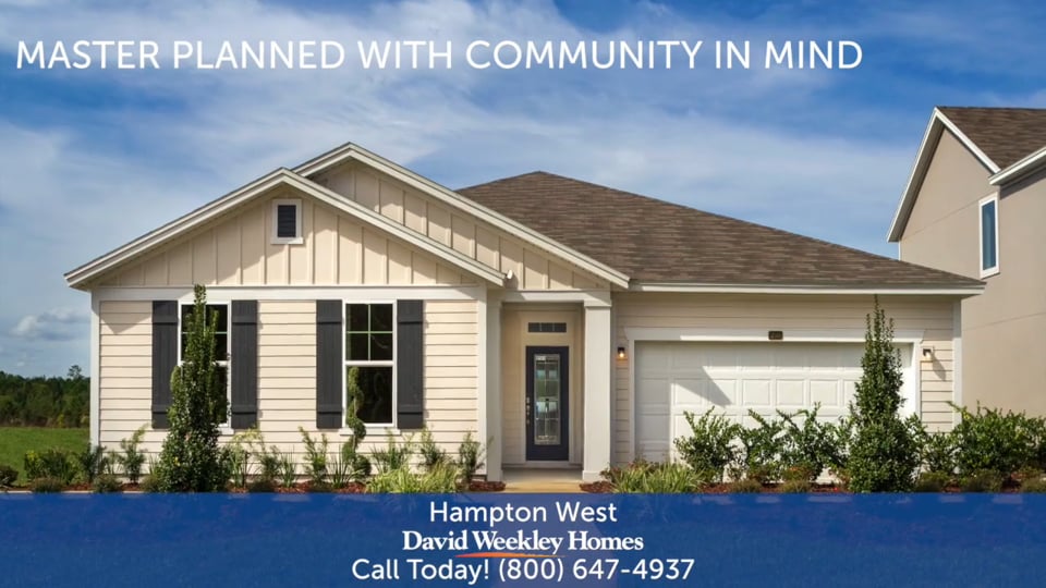 Hampton West In Jacksonville Fl - David Weekley Homes On Vimeo