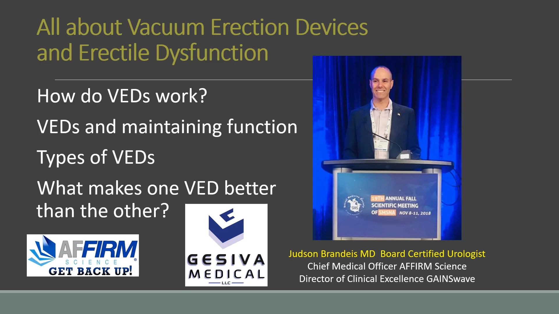 Vacuum Erection Devices and Erectile Dysfunction mp4