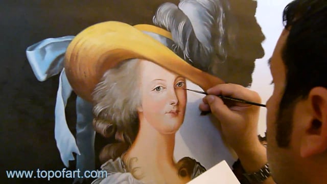 Elisabeth-Louise Vigee Le Brun | Marie-Antoinette en Chemise | Painting Reproduction Video | TOPofART