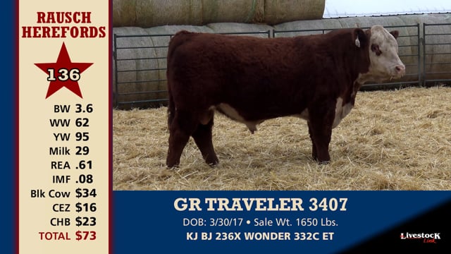 Lot #136 - GR TRAVELER 3407