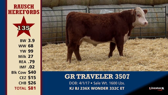 Lot #135 - GR TRAVELER 3507