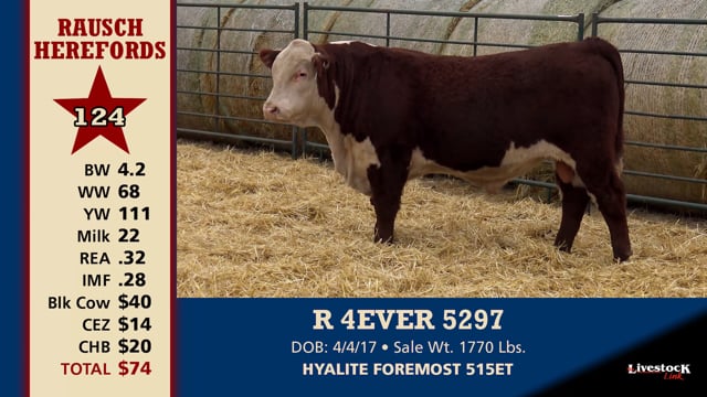 Lot #124 - R 4EVER 5927