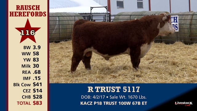 Lot #116 - R TRUST 5117