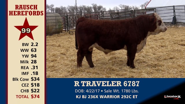 Lot #99 - R TRAVELER 6787
