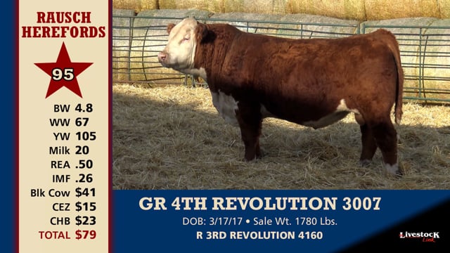 Lot #95 - GR 4TH REVOLUTION 3007