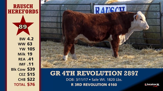 Lot #89 - GR 4TH REVOLUTION 2897