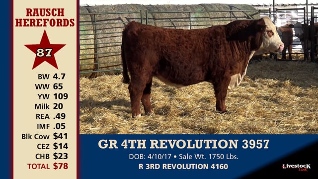 Lot #87 - GR 4TH REVOLUTION 3957