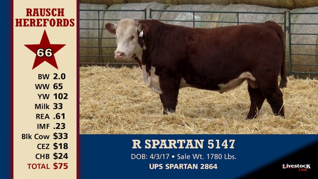 Lot #66 - R SPARTAN 5147