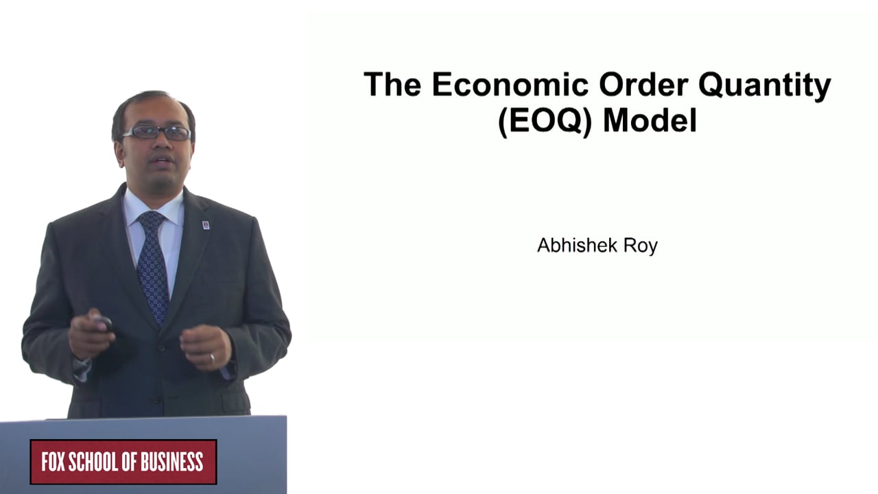 The Economic Order Quantity (EOQ) Model