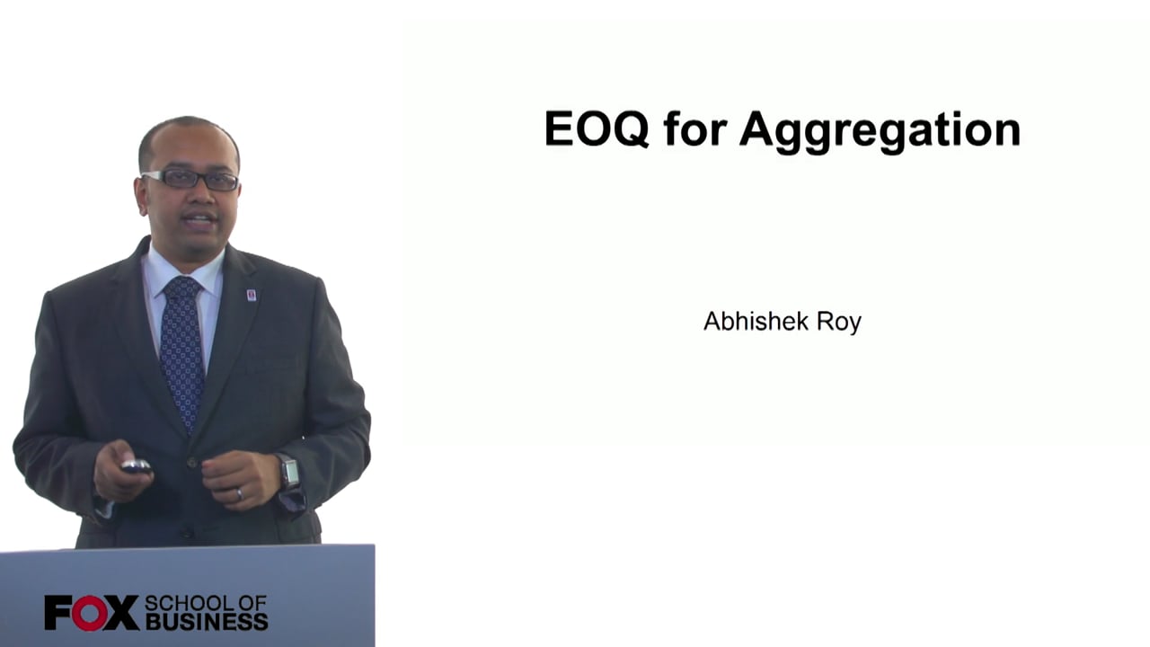 Login to view EOQ for Aggregation