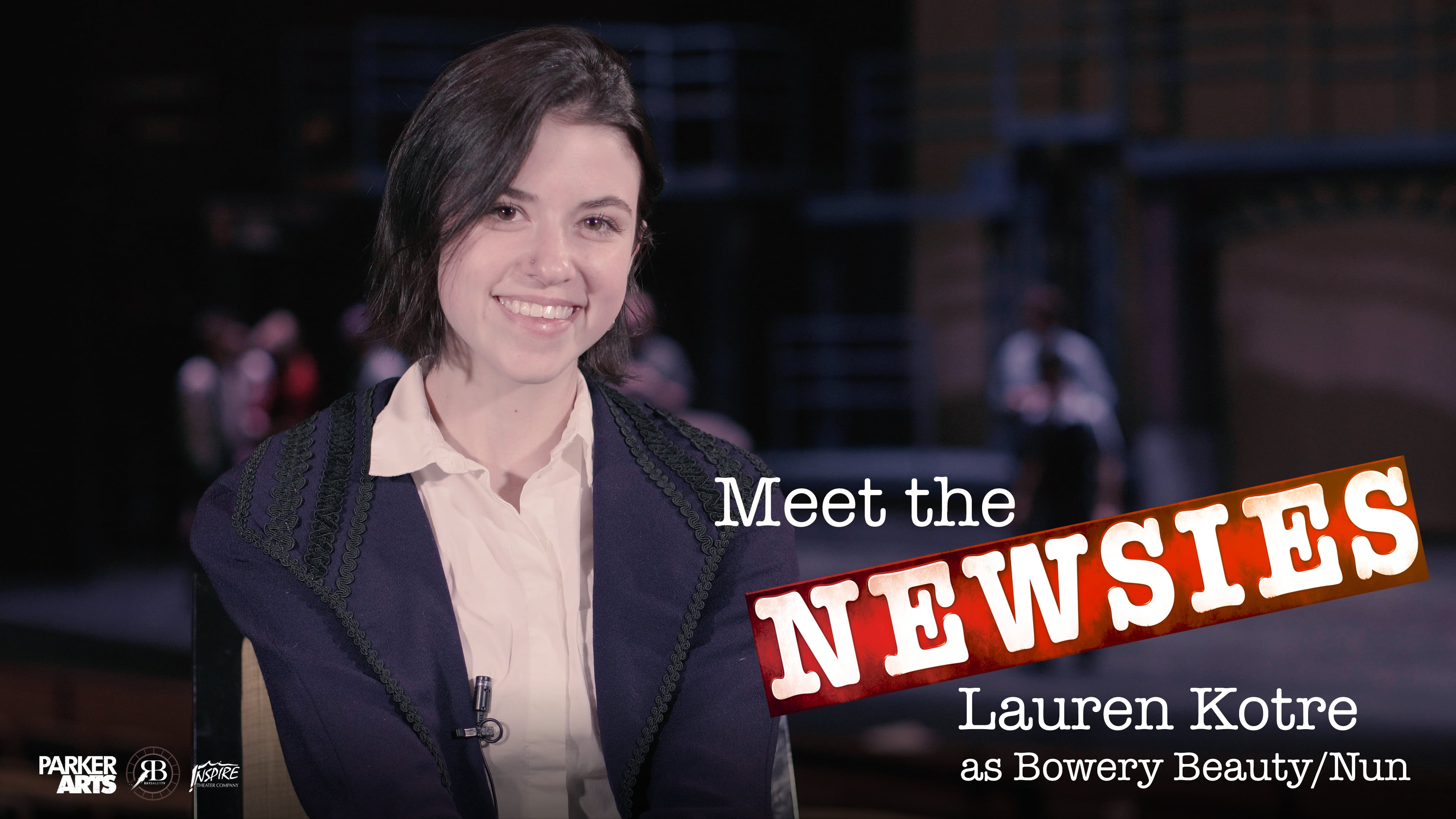 Meet the Newsies - Lauren Kotre as Bowery Beauty/Nun