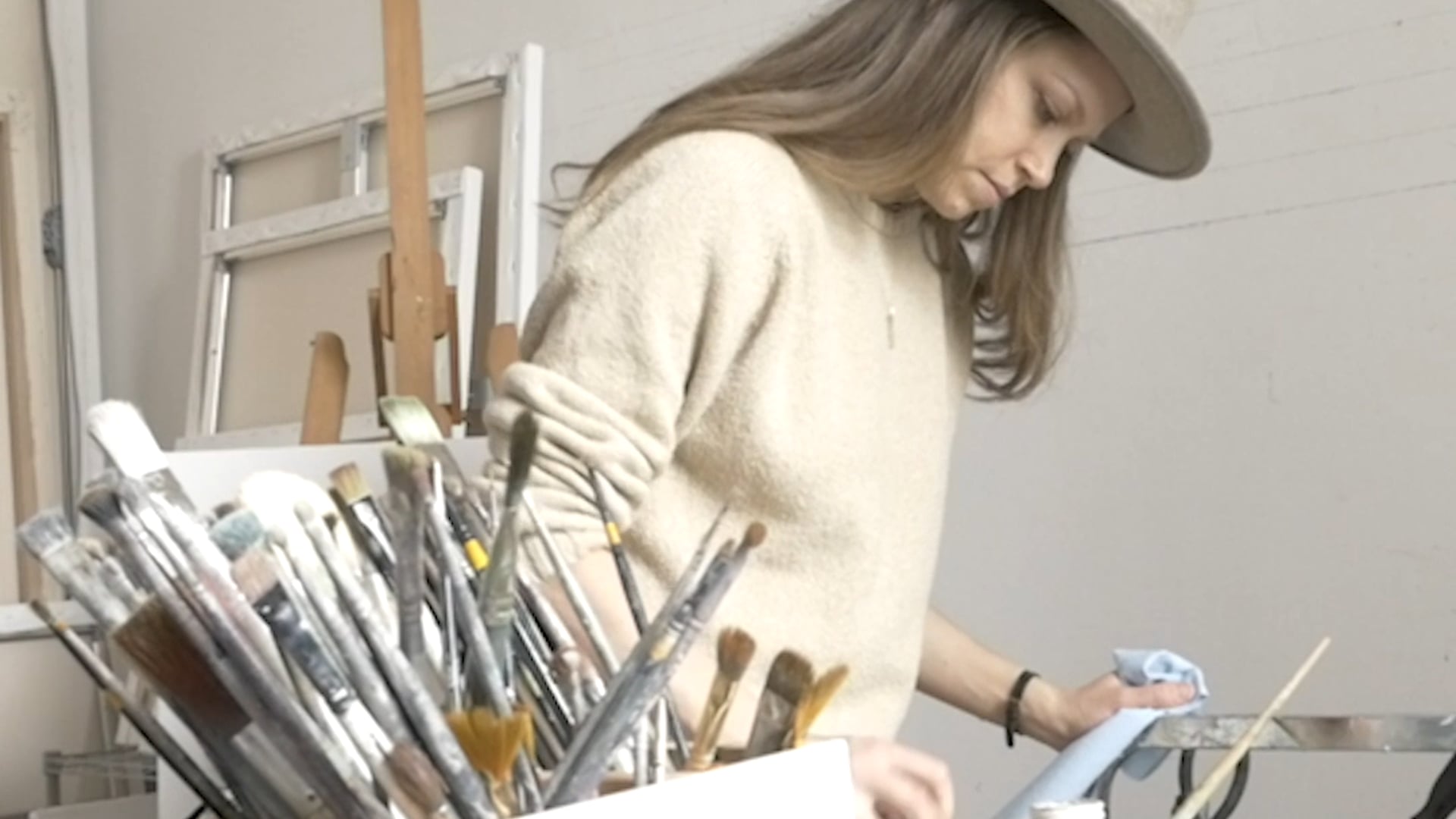 Studio visit, Hannah Stahl