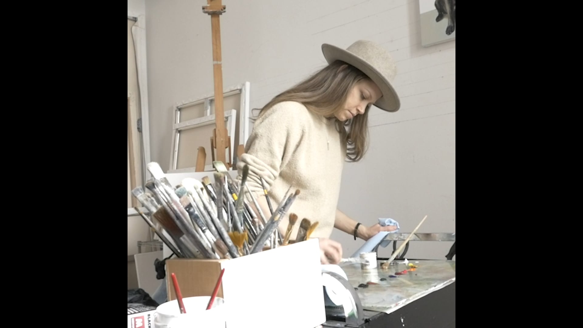 Studio visit, Hannah Stahl