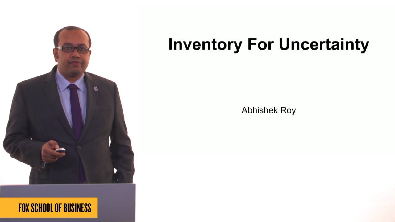 Login to view Inventory For Uncertainty