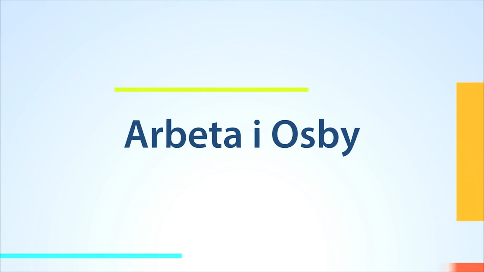 Osby kommuns rekryteringsfilm