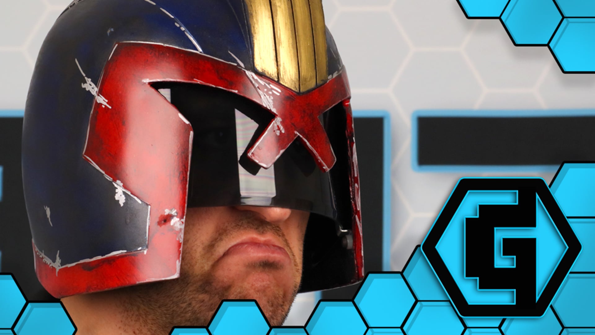The Geekery View - Judge Dredd Helmet