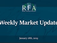 Weekly Market Update- January 18th, 2019