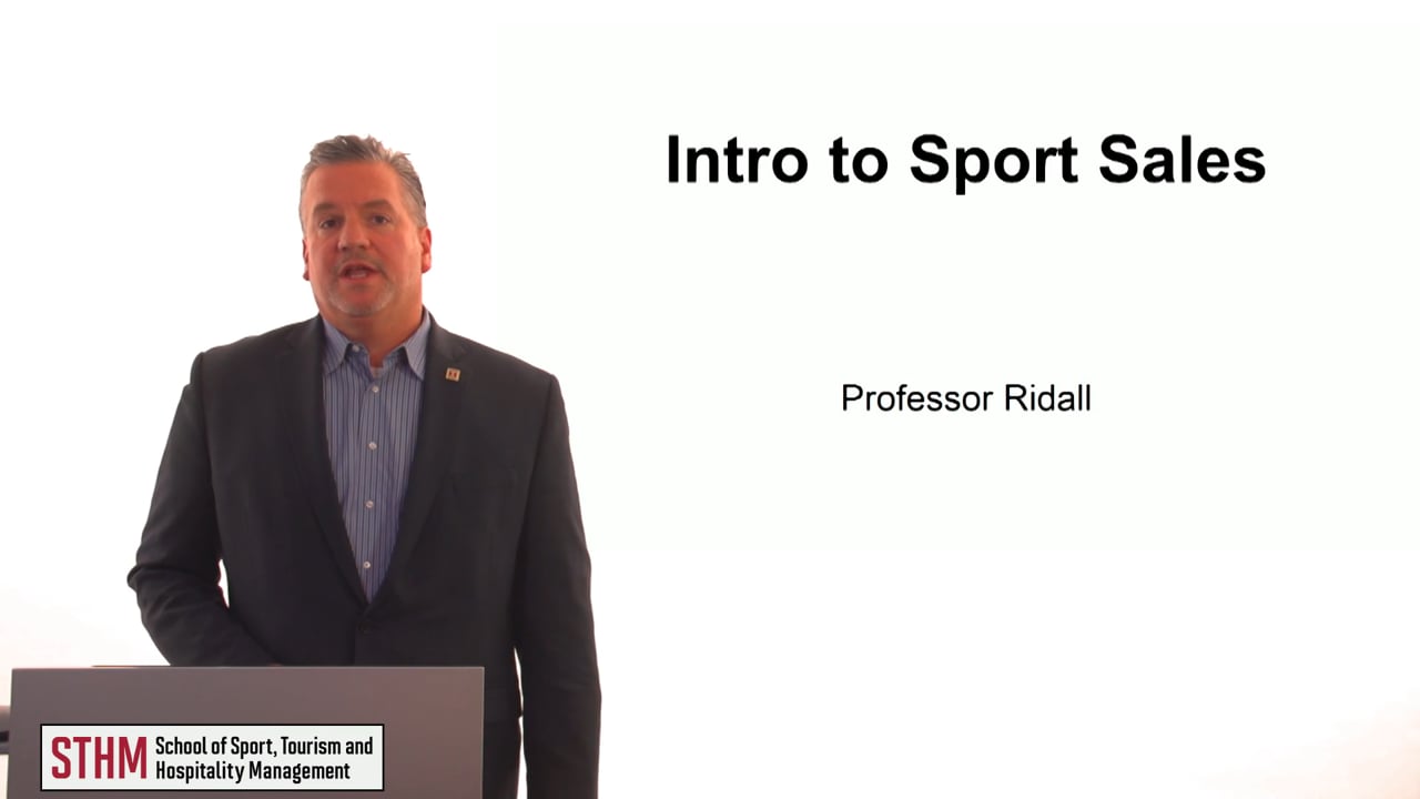 Intro to Sports Sales