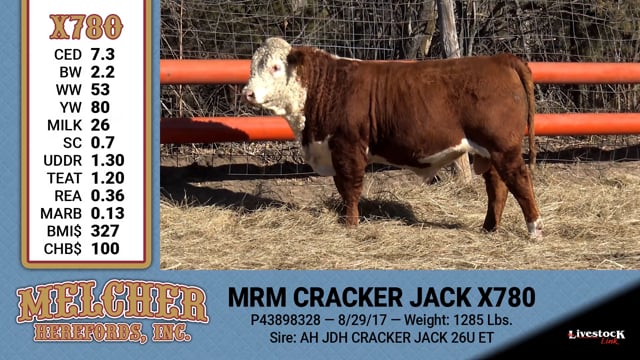 Lot #780 - MRM CRACKER JACK X780
