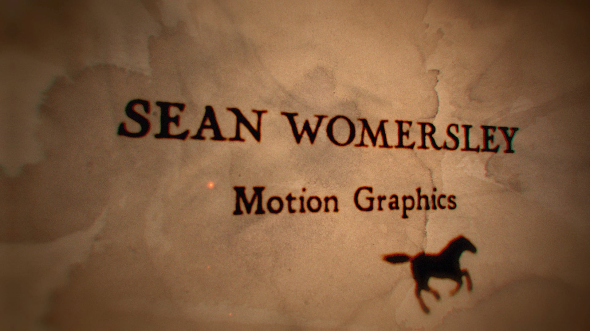 Sean Womersley Motion Graphics Show Reel [Jan 2019]