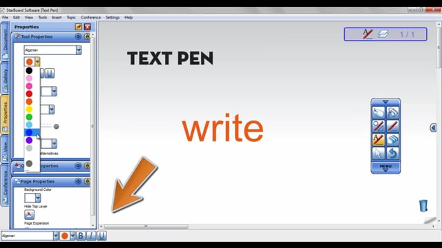 Starboard - Text Pen