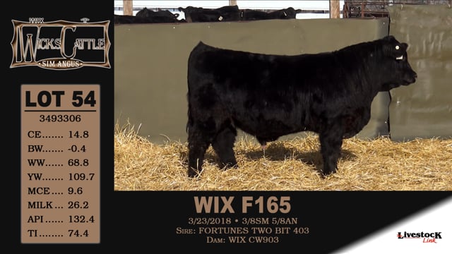 Lot #54 - WIX F165