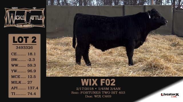 Lot #2 - WIX F02