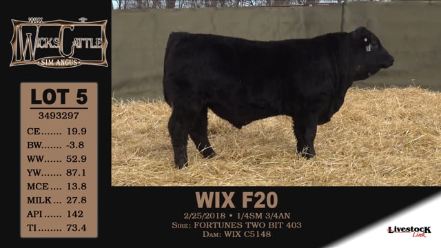 Lot #5 - WIX F20